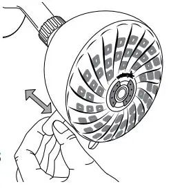 waterpik XQP-633 PowerPulse Fixed Shower Head Instruction Manual - WATER SAVING TRICKLE QUICK PAUSE