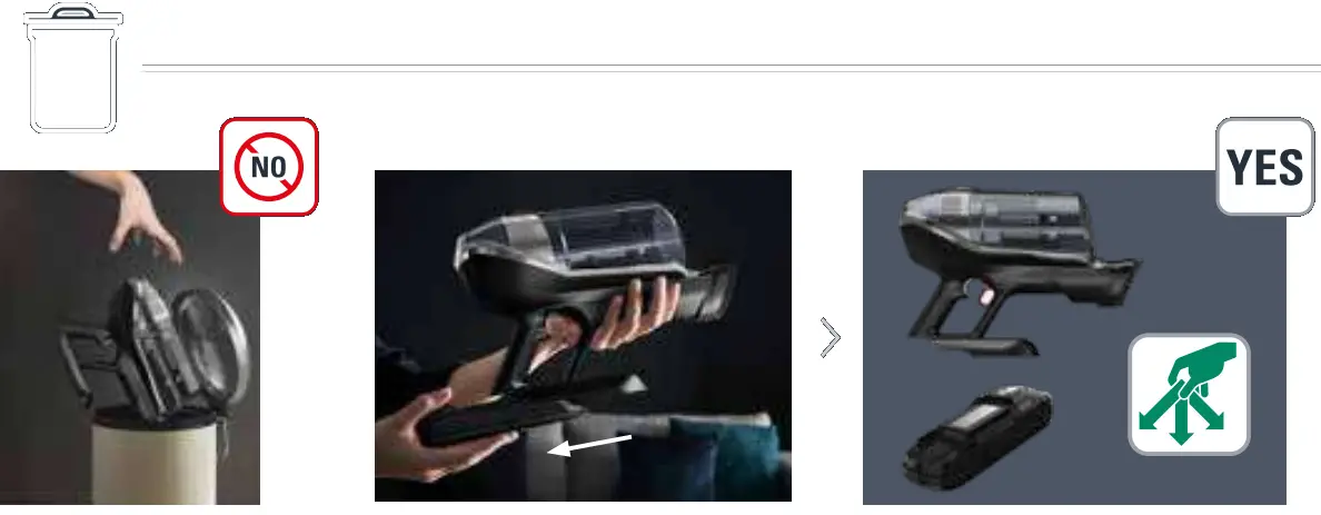 Rowenta FLEX 14.60 X Force Animal Cordless Vacuum Cleaner - Figure 15