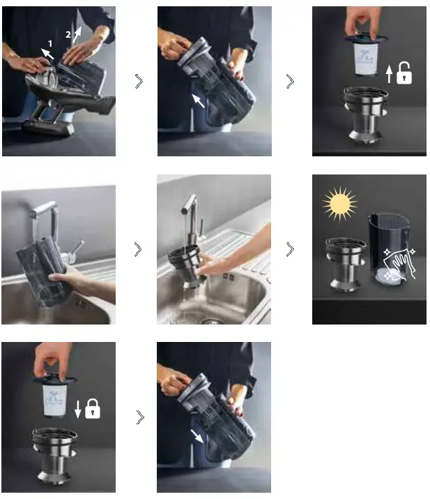 Rowenta FLEX 14.60 X Force Animal Cordless Vacuum Cleaner - Figure 7