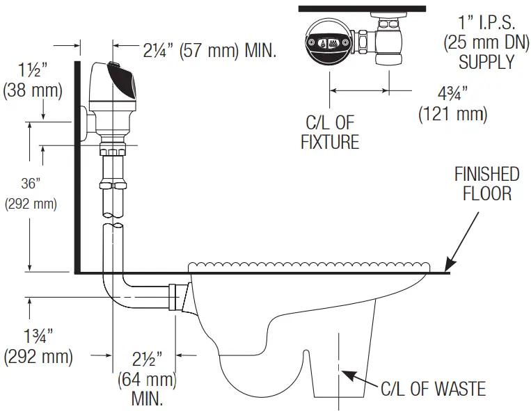 VALVE ROUGH-IN