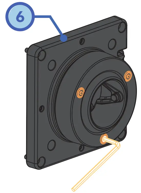 R Go Tools Caparo 4 D2 Circular Single Monitor Arm - Monitor Arm12