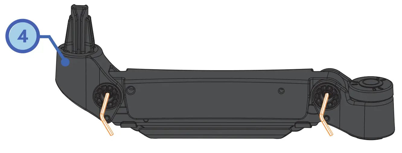 R Go Tools Caparo 4 D2 Circular Single Monitor Arm - Monitor Arm13