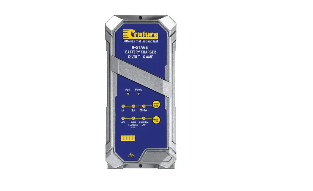 Century Cc1206 6amp 9 Stage Battery Charger Owner's Manual