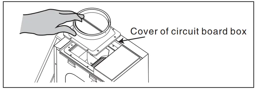 Cooker hood installation