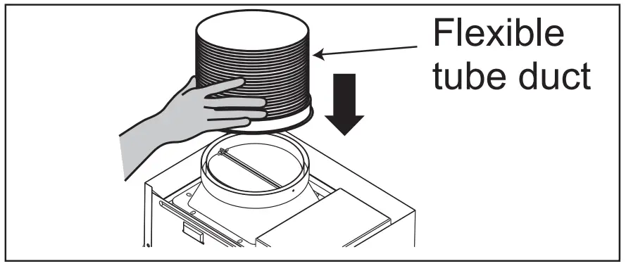 Cooker hood installation