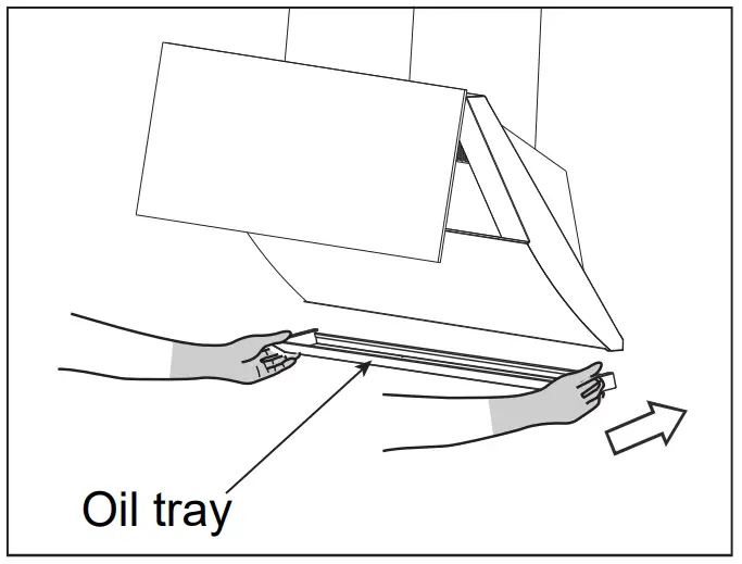 Cooker hood installation