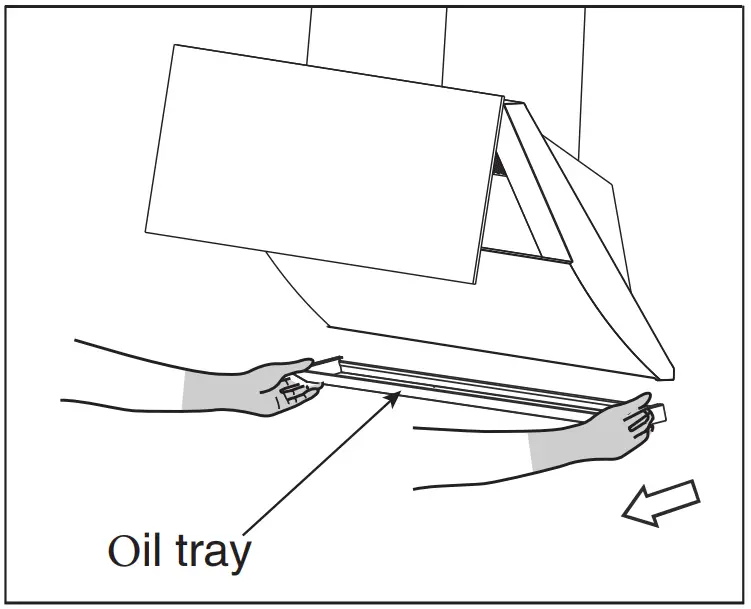 Oil tray cleaning