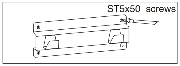 Cooker hood installation