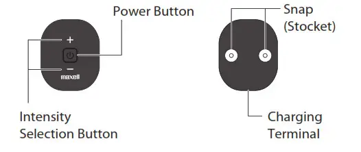 maxell MXES-FR230 Foot Use EMS Sport Device-Controller
