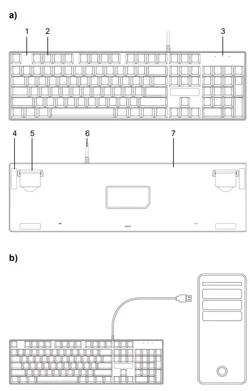 CANYON CND-SKB4 Keyboard Instruction Manual - Product Overview