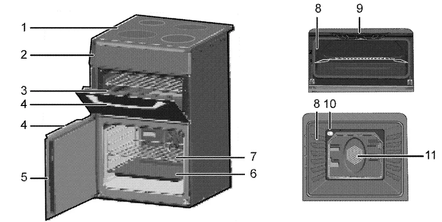 beko BDI6C65K Double Oven Electric Cooker - Fig 3