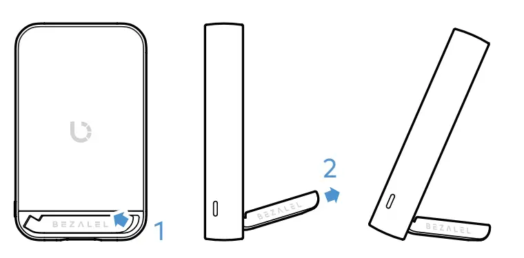 BEZALEL Prelude XR Wireless Power Bank Charger - Stand