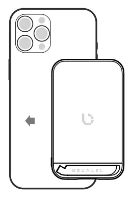 BEZALEL Prelude XR Wireless Power Bank Charger - charging