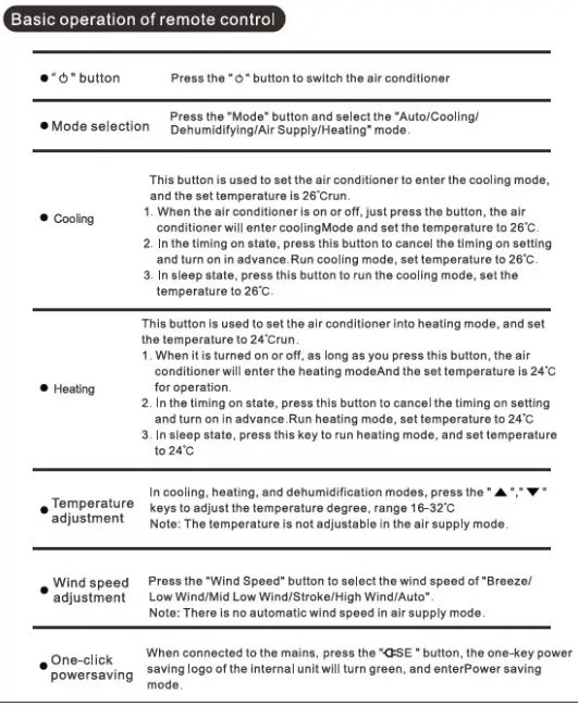 Remote control operation