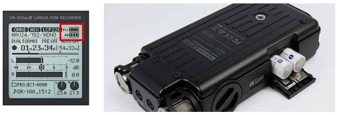 TASCAM DR 100MKIII Professional Handheld Recorder -operation