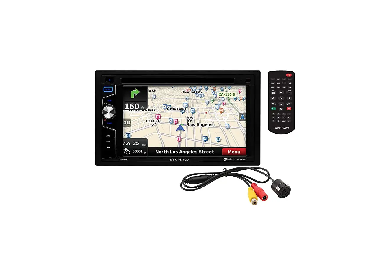 Planet Audio Pnv9674 Bluetooth Built-in Navigation Dvd/mp3/cd Am/fm Receiver User Manual