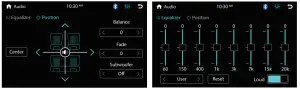 Audio setting