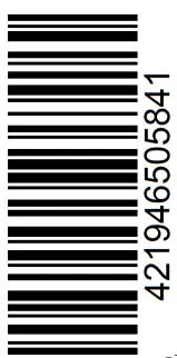 GAGGIA RI8433 Viva Style Home Espresso Machine Instruction Manual - Bar Code