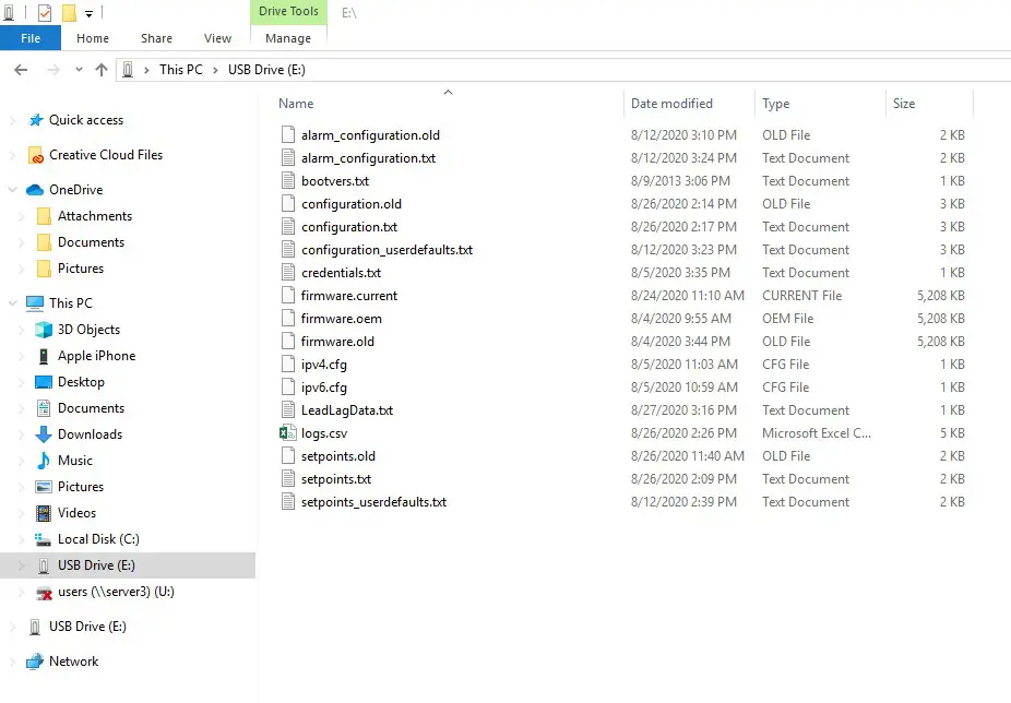 Bard MC5600 Series Lead Lag Controller - Recovery Files