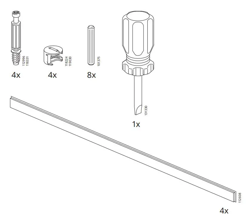 IKEA 00358966 TORNVIKEN Box Instruction Manual - Accessory