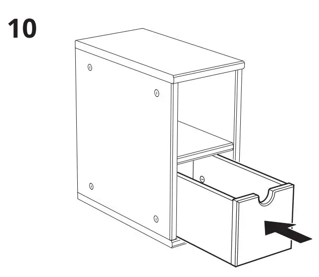 IKEA 00358966 TORNVIKEN Box Instruction Manual - Installation 10