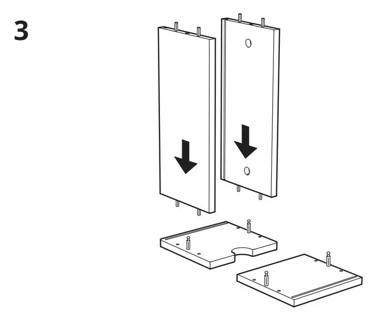 IKEA 00358966 TORNVIKEN Box Instruction Manual - Installation 3