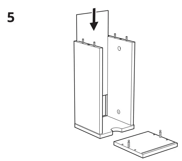 IKEA 00358966 TORNVIKEN Box Instruction Manual - Installation 5