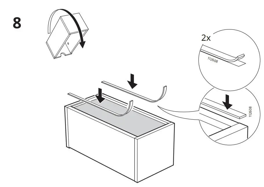 IKEA 00358966 TORNVIKEN Box Instruction Manual - Installation 8