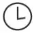 Clock button icon
