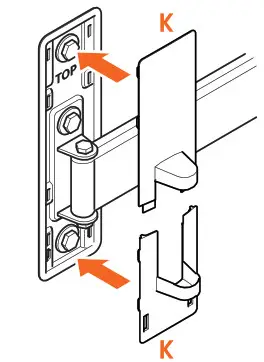 vogel s TVM 3220 Series Full Motion TV Wall Mount - Attach the wall mount to the wall 4