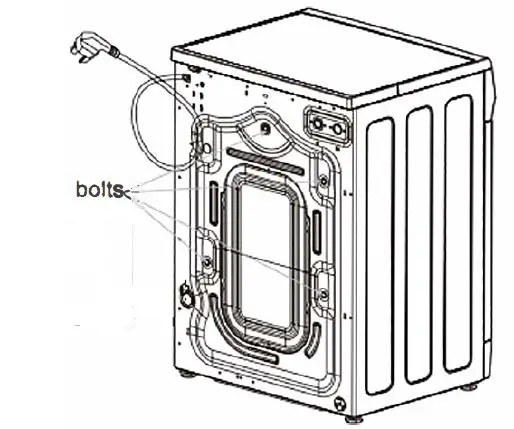 Removing transit bolts
