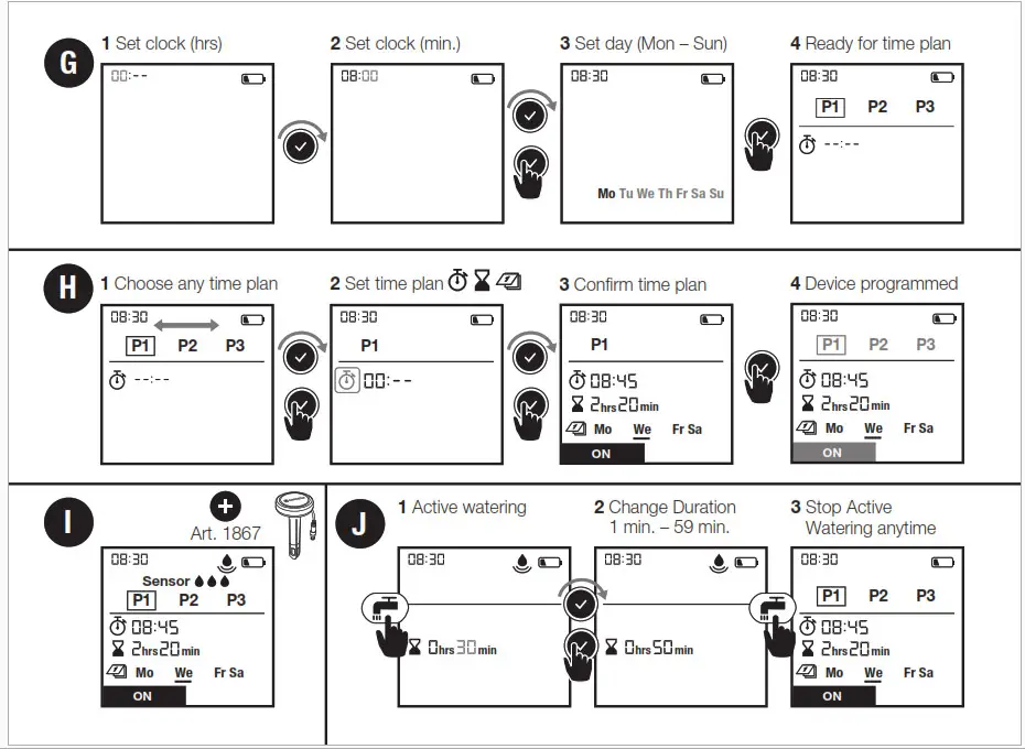 GARDENA 1891 Water Control Select Timer- G