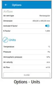 sauermann Si HVACR Measurement Mobile App -Measures 1
