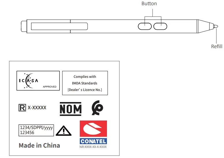 hp HSA M001S Tilt Pen - fig 1