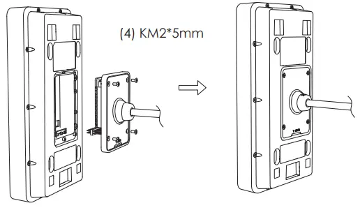 GRANDSTREAM GDS3710 3705 In Wall Mounting Kit-Step 5