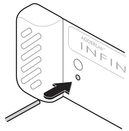 ADDER Infinity 2100 Display Port KVM Extender - Connections 1
