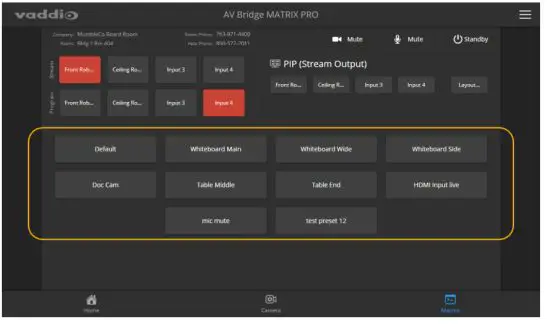 vaddiO AV Bridge Matrix Pro AV Encoder - figure 16
