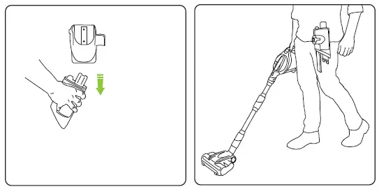 Gtech ATF308 Pro 2 K9 Cordless Pet Stick Vacuum Cleaner FIG25