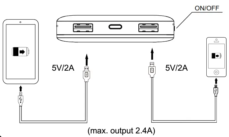 Canyon Power Bank 15000 mAh - Device