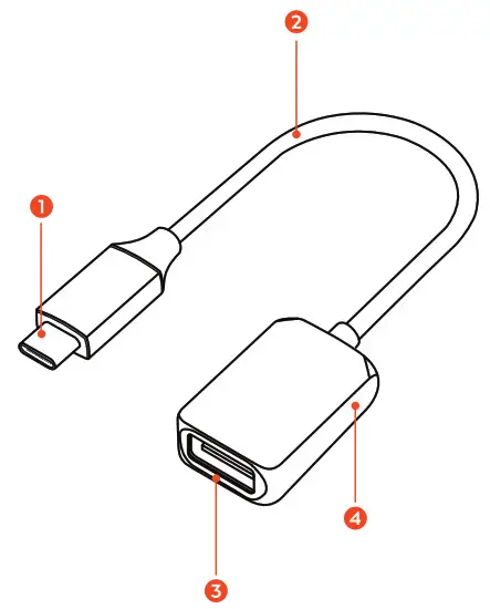 SATECHI ST-UCAPDAM USB A Adaptor - Adaptor