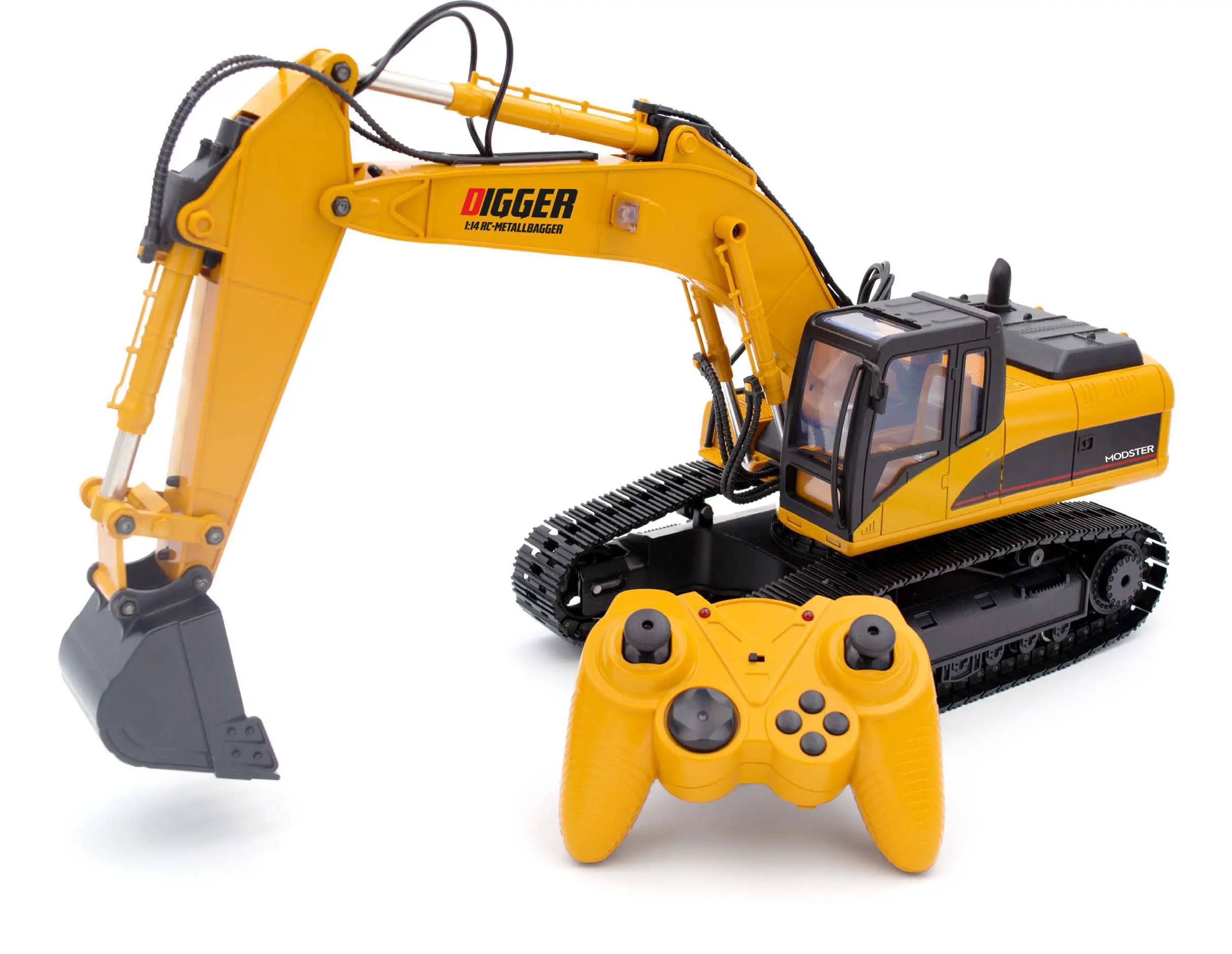 MODSTE-Schweighofer-Digger-1-14-RC-Metall-Bagger-image