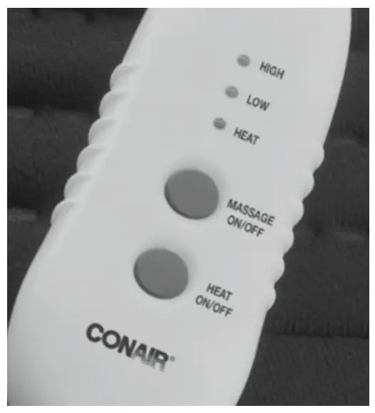 CONAIR HP08FX Massaging Heating Pad-fig1
