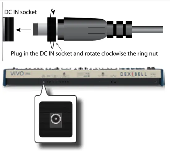 Connecting the AC Adaptor1