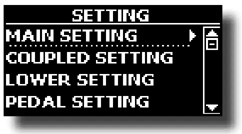 Moving the Cursor and Setting Parameter Values