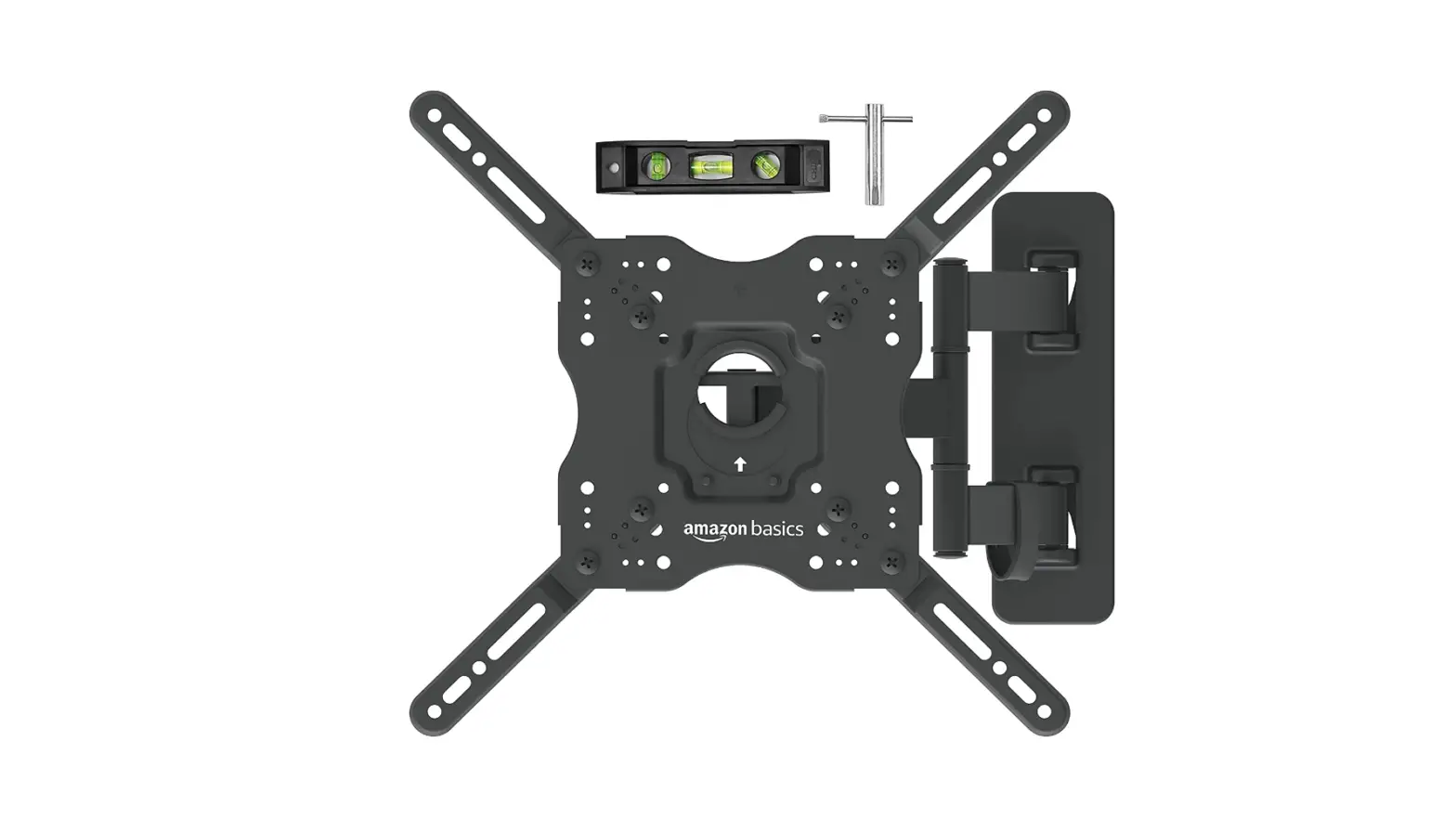 Amazon Basics Full Motion Articulating Tv Monitor Wall Mount For 22-55 Inch Tvs And Flat Panels-complete Features/user Guide