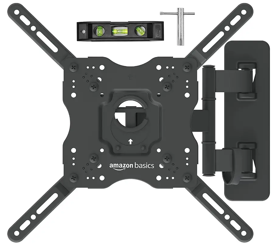Amazon-Basics-Full-Motion-Articulating-TV-Monitor-Wall-Mount-for-22-55-Inch-TVs-and-Flat-Panels-img