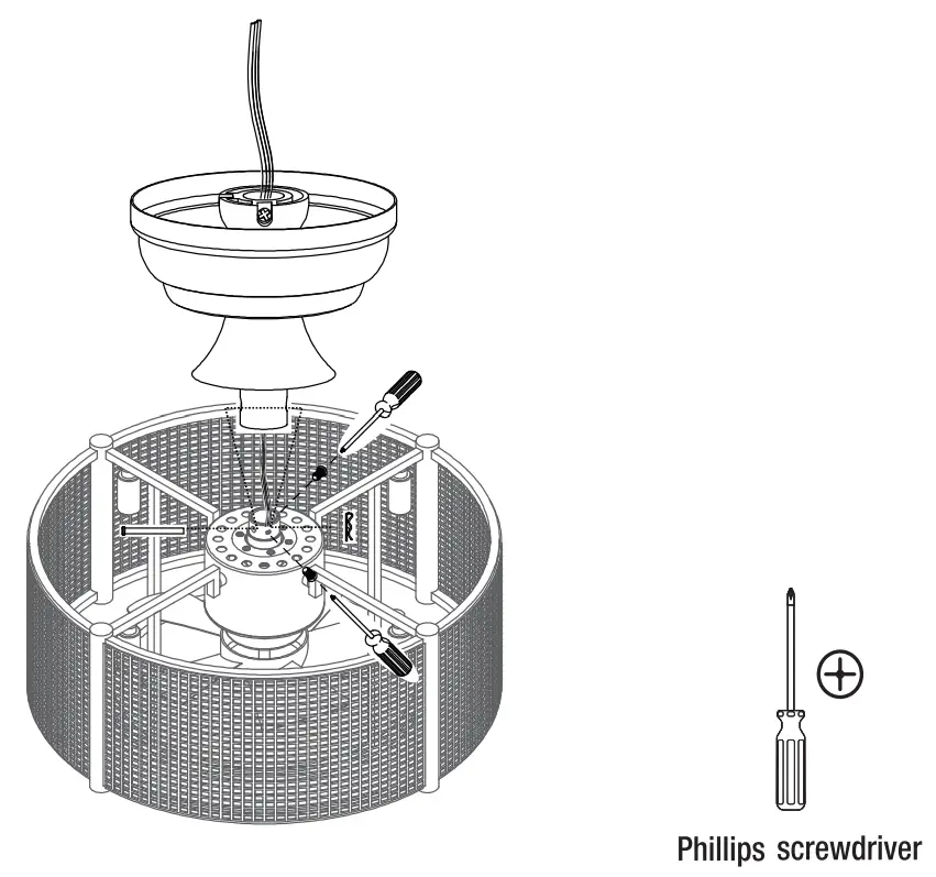 COSTWAY ES10070US 20 Inch Industrial Fan Lamp - fig 9