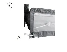 COSTWAY BB0486 Bed Rail Guard-fig-10