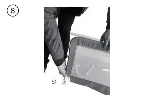 COSTWAY BB0486 Bed Rail Guard-fig-9