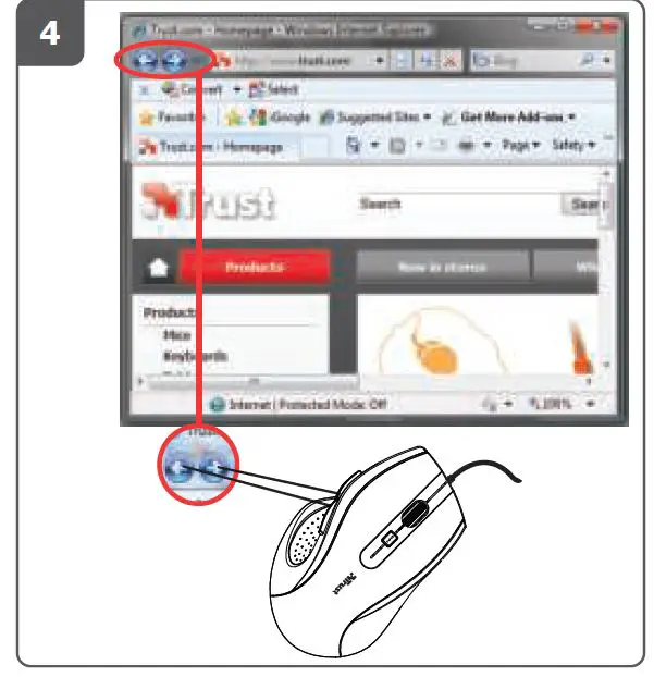 Trust 17178 MaxTrack Mouse FIG 4